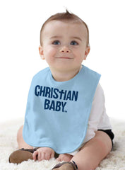 Christian Baby Infant Baby Bib-Direct To Garment Print-Brisco Baby