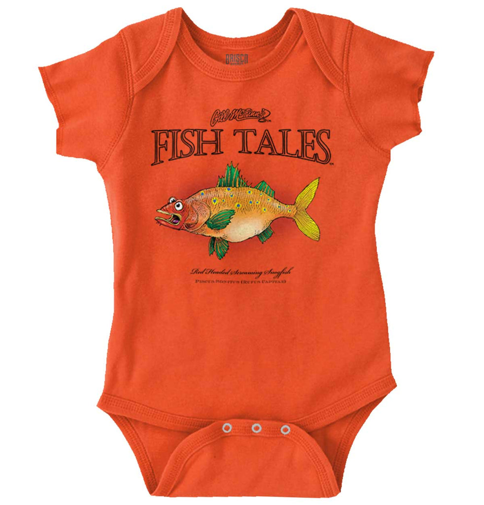 Red Headed Screaming Romper Bodysuit-Direct To Garment Print-Brisco Baby