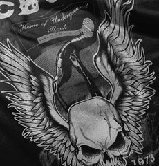 CBGB Wings Infant Baby Bib-Direct To Garment Print-Brisco Baby