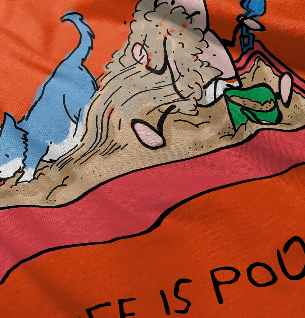 Dog Sandbox Infant Toddler T Shirt-Direct To Garment Print-Brisco Baby