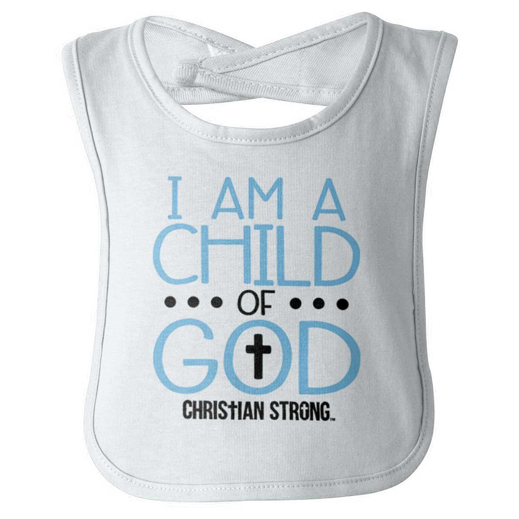 Cross Of God Infant Baby Bib-Direct To Garment Print-Brisco Baby
