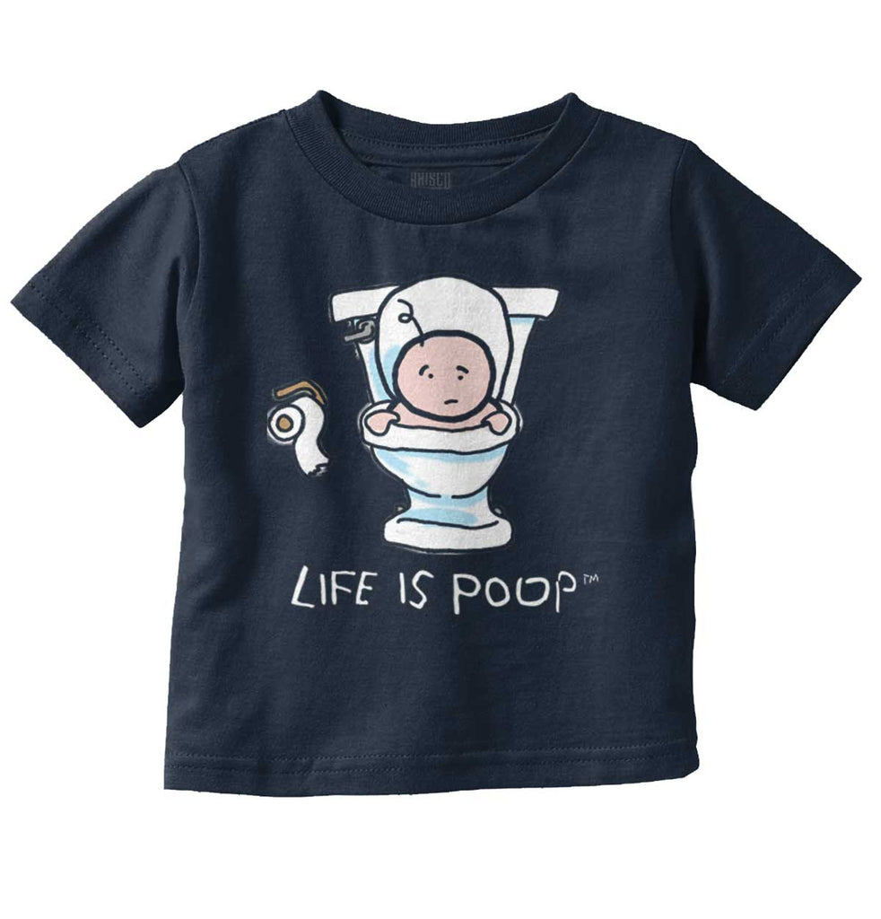 Baby Toilet Infant Toddler T Shirt-Direct To Garment Print-Brisco Baby