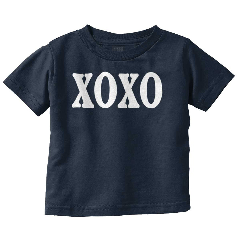 XOXO Infant Toddler T Shirt-Direct To Garment Print-Brisco Baby