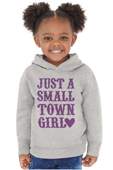 Small Town Girl Toddler Pullover Hoodie-Direct To Garment Print-Brisco Baby