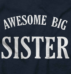 Awesome Big Sister Romper Bodysuit-Direct To Garment Print-Brisco Baby
