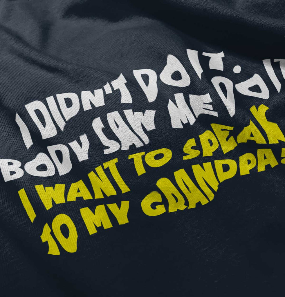 I Didn't Do It Solid Baby Pajama Top-Direct To Garment Print-Brisco Baby