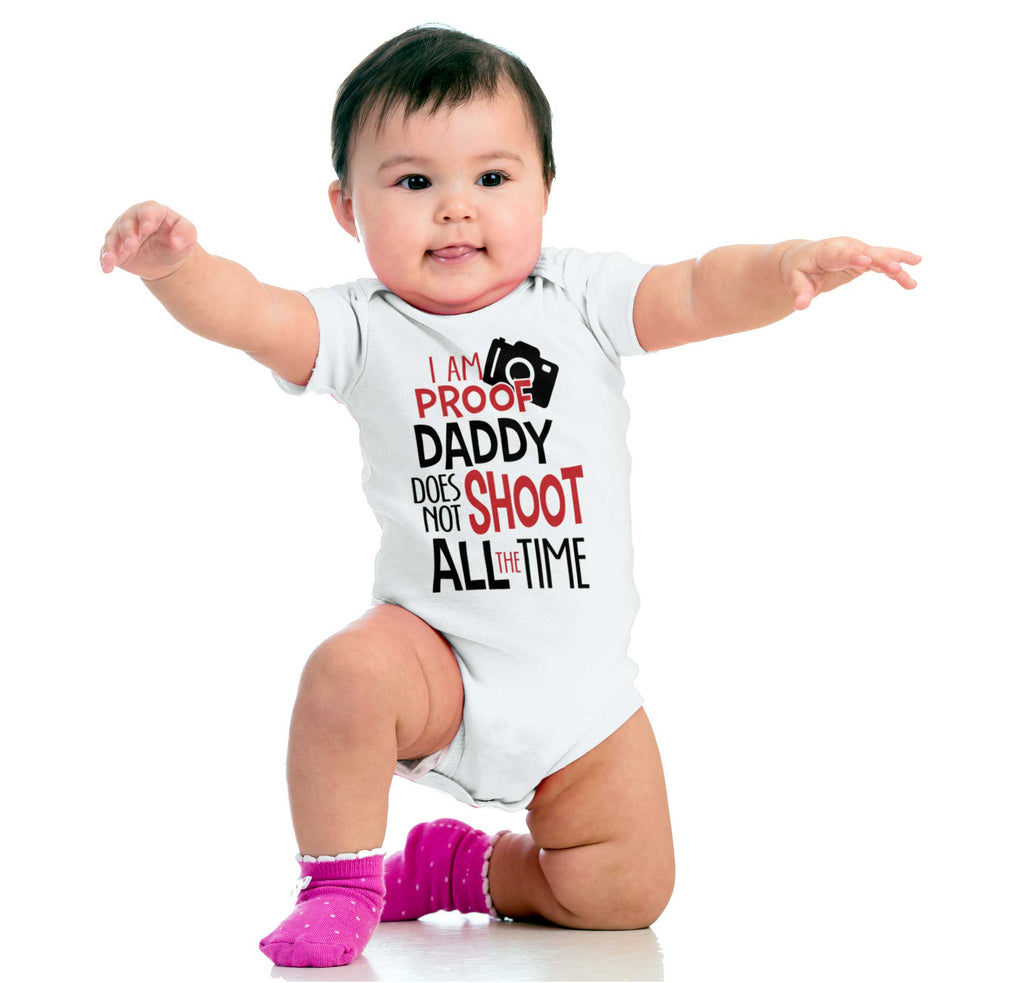 Photographer Father Romper Bodysuit-Direct To Garment Print-Brisco Baby