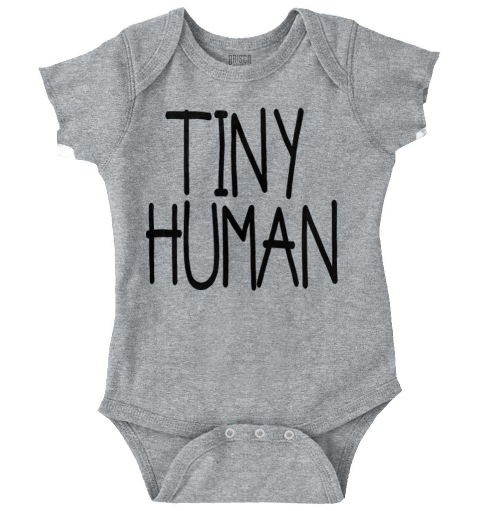 Tiny Human Romper Bodysuit-Direct To Garment Print-Brisco Baby