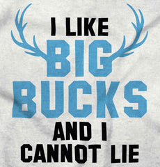 I Like Big Bucks Toddler Baseball-Direct To Garment Print-Brisco Baby