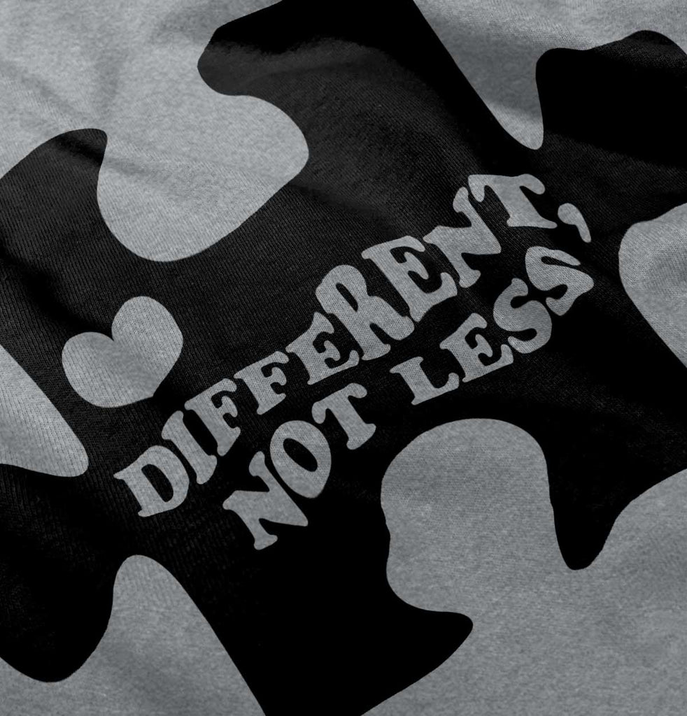 Different Not Less Infant Toddler T Shirt-Direct To Garment Print-Brisco Baby