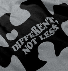 Different Not Less Infant Toddler T Shirt-Direct To Garment Print-Brisco Baby