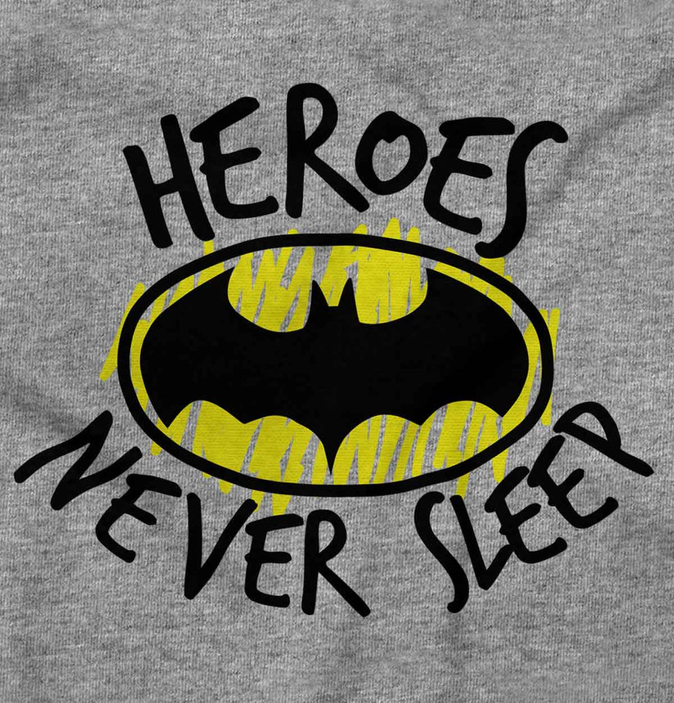 Heroes Never Sleep Romper Bodysuit-Direct To Garment Print-Brisco Baby