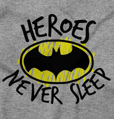 Heroes Never Sleep Romper Bodysuit-Direct To Garment Print-Brisco Baby