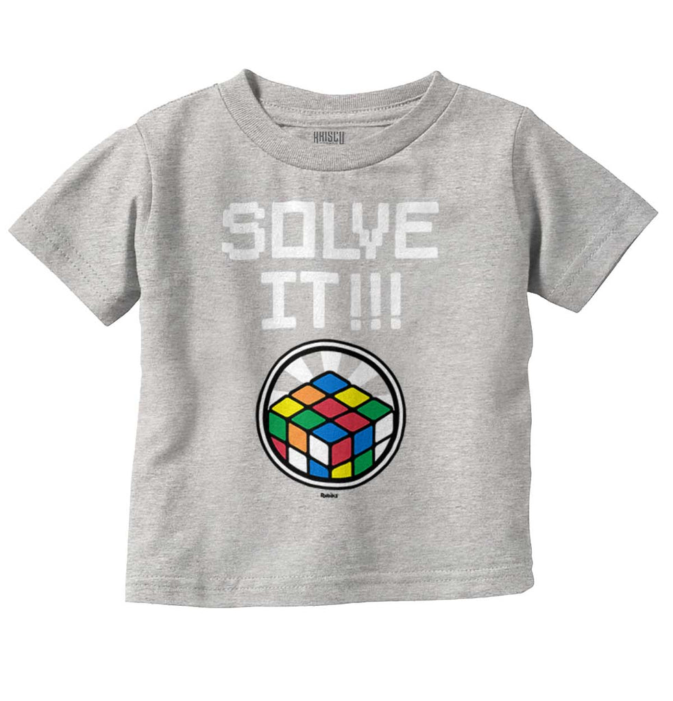 Solve It Infant Toddler T Shirt-Direct To Garment Print-Brisco Baby