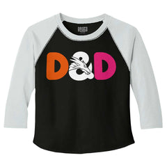 Dungeons Fantasy Tabletop Gamer Toddler Baseball-Direct To Garment Print-Brisco Baby