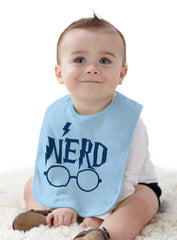 Nerd Harry Potter Infant Baby Bib-Direct To Garment Print-Brisco Baby