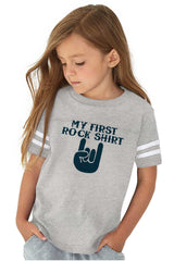 Rock Shirt Toddler Football Jersey Tee-Direct To Garment Print-Brisco Baby