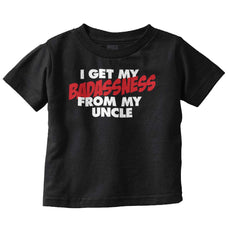 Badass Uncle Infant Toddler T Shirt-Direct To Garment Print-Brisco Baby