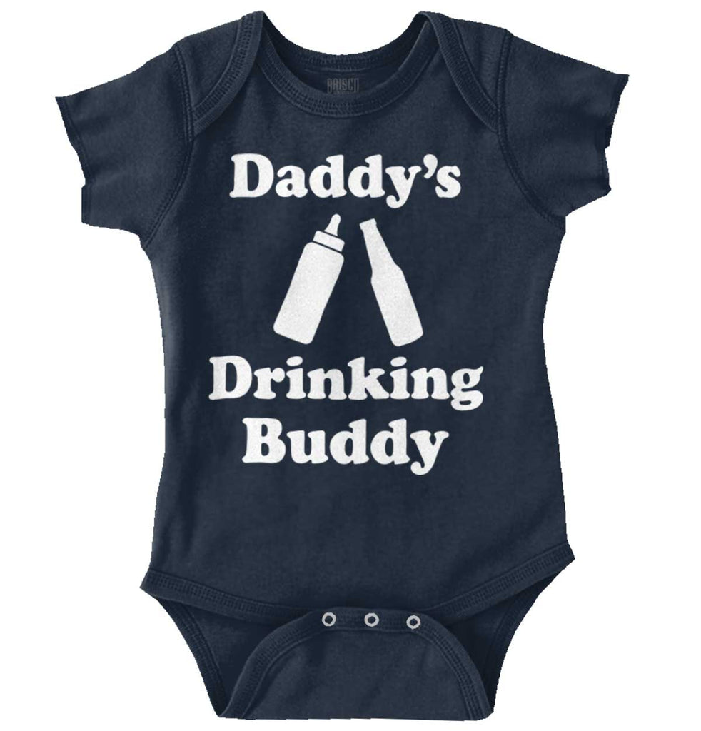 Drinking Buddy Romper Bodysuit-Direct To Garment Print-Brisco Baby