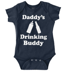 Drinking Buddy Romper Bodysuit-Direct To Garment Print-Brisco Baby