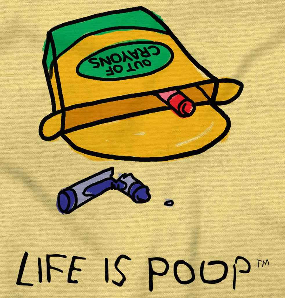 Out of Crayons Infant Toddler T Shirt-Direct To Garment Print-Brisco Baby