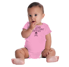 First Tattoo Romper Bodysuit-Direct To Garment Print-Brisco Baby