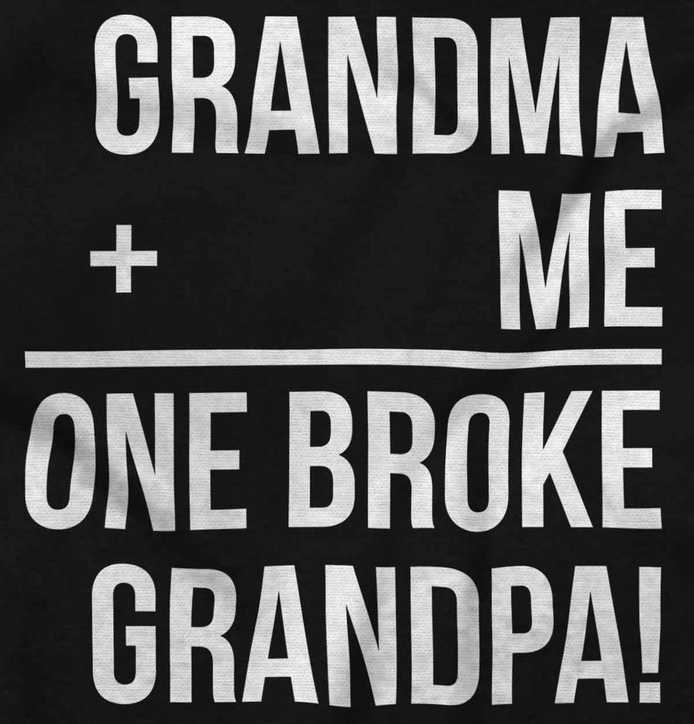 One Broke Grandpa Romper Bodysuit-Direct To Garment Print-Brisco Baby