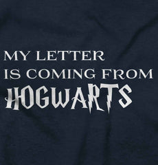 Letter Coming Hogwarts Infant Toddler T Shirt-Direct To Garment Print-Brisco Baby
