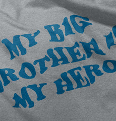 My Big Brother Is My Hero Romper Bodysuit-Direct To Garment Print-Brisco Baby