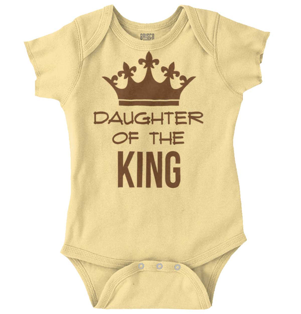 King's Daughter Romper Bodysuit-Direct To Garment Print-Brisco Baby