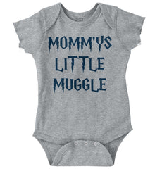Mommy's Little Muggle Romper Bodysuit-Direct To Garment Print-Brisco Baby