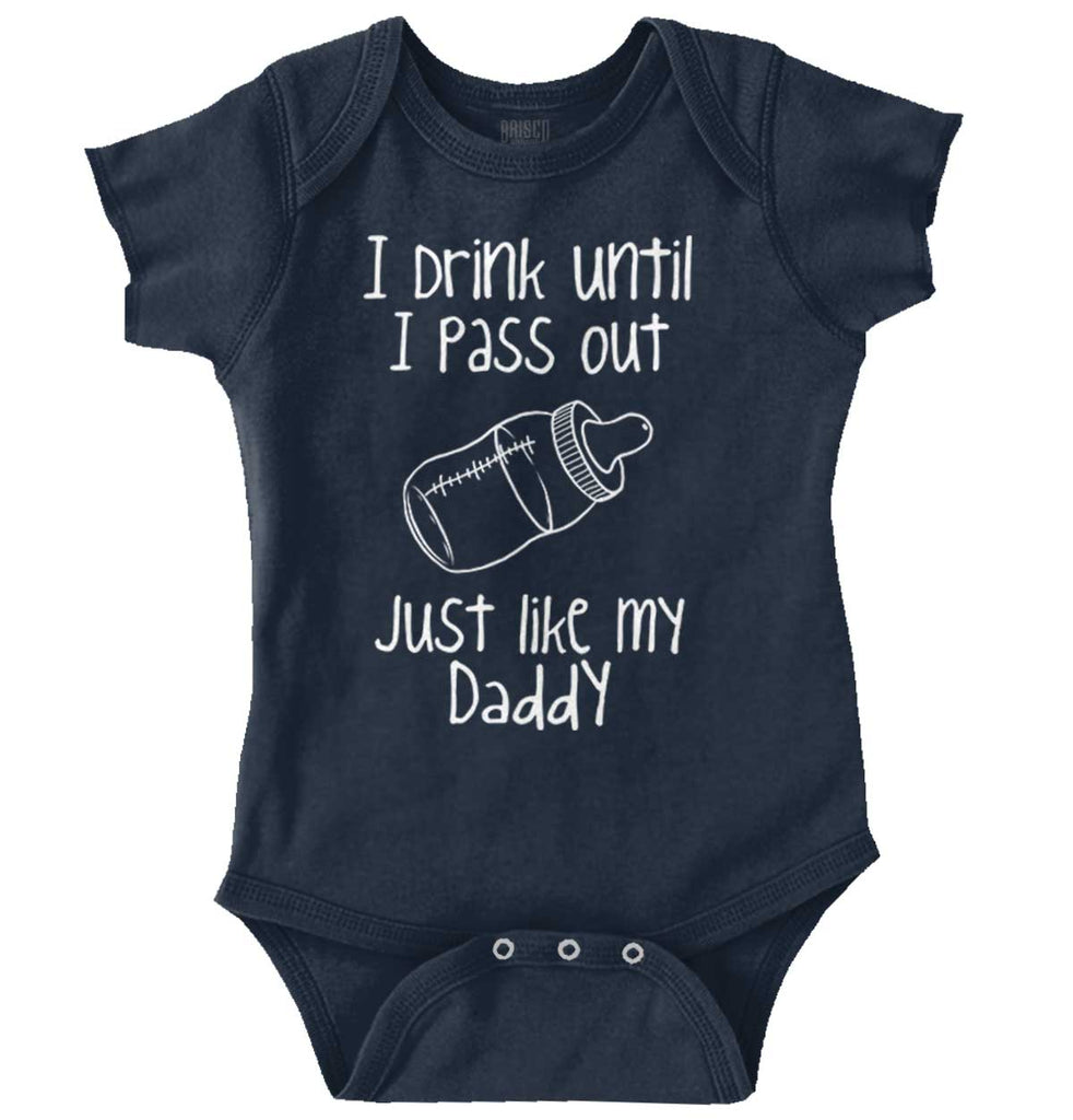 Like My Daddy Romper Bodysuit-Direct To Garment Print-Brisco Baby