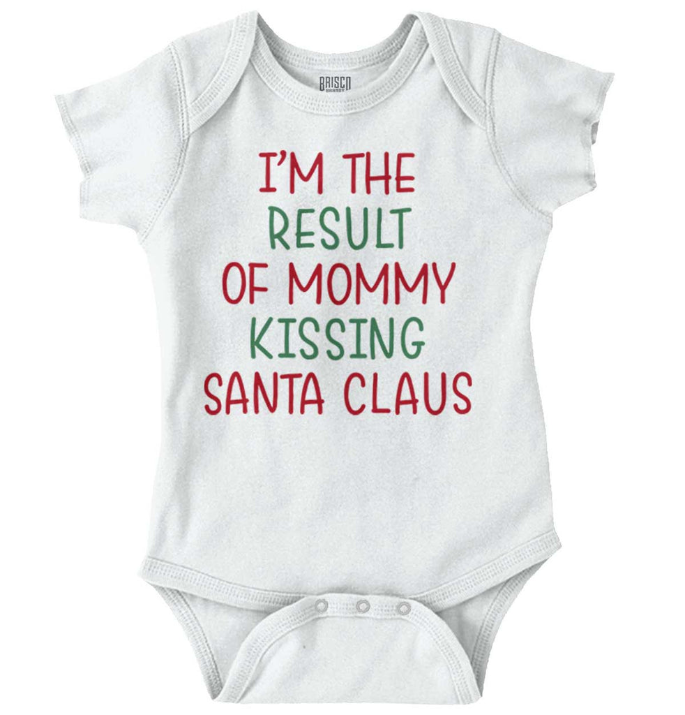 Result Of Mommy Santa Romper Bodysuit-Direct To Garment Print-Brisco Baby