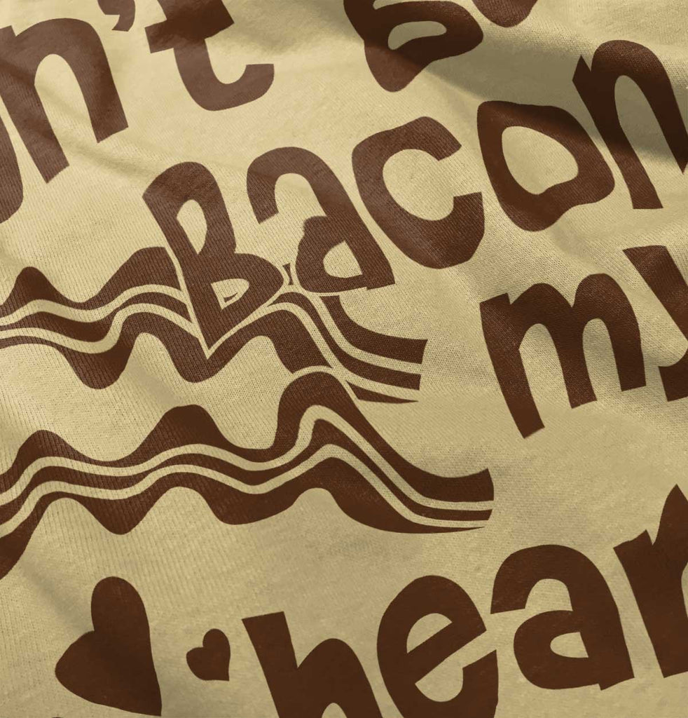 Don't Bacon my Heart Romper Bodysuit-Direct To Garment Print-Brisco Baby