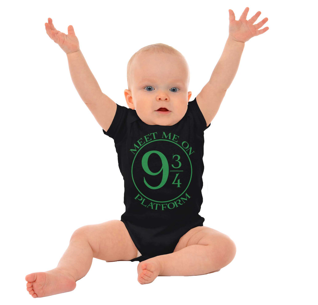 Meet Platform 9 3/4 Romper Bodysuit-Direct To Garment Print-Brisco Baby