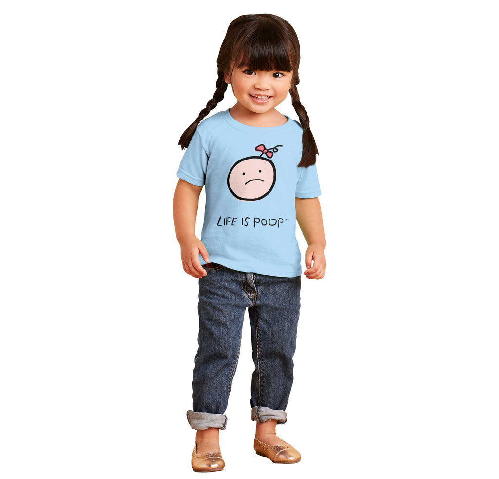 Girl Logo Infant Toddler T Shirt-Direct To Garment Print-Brisco Baby