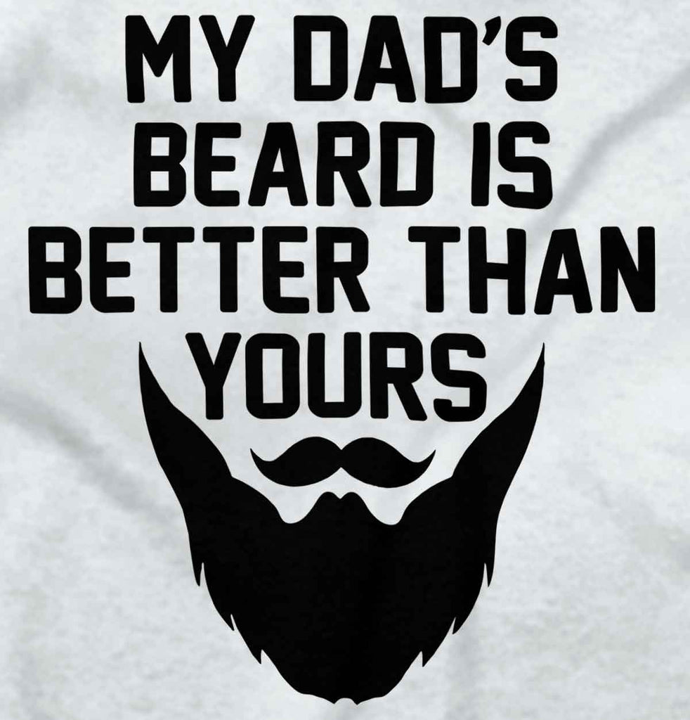 Dad's Beard Romper Bodysuit-Direct To Garment Print-Brisco Baby