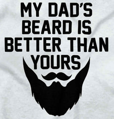 Dad's Beard Romper Bodysuit-Direct To Garment Print-Brisco Baby