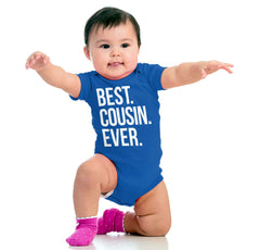Best Cousin Ever Romper Bodysuit-Direct To Garment Print-Brisco Baby