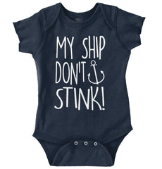 Ship Don't Stink Romper Bodysuit-Direct To Garment Print-Brisco Baby