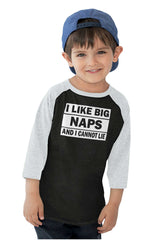 Big Naps Toddler Baseball-Direct To Garment Print-Brisco Baby