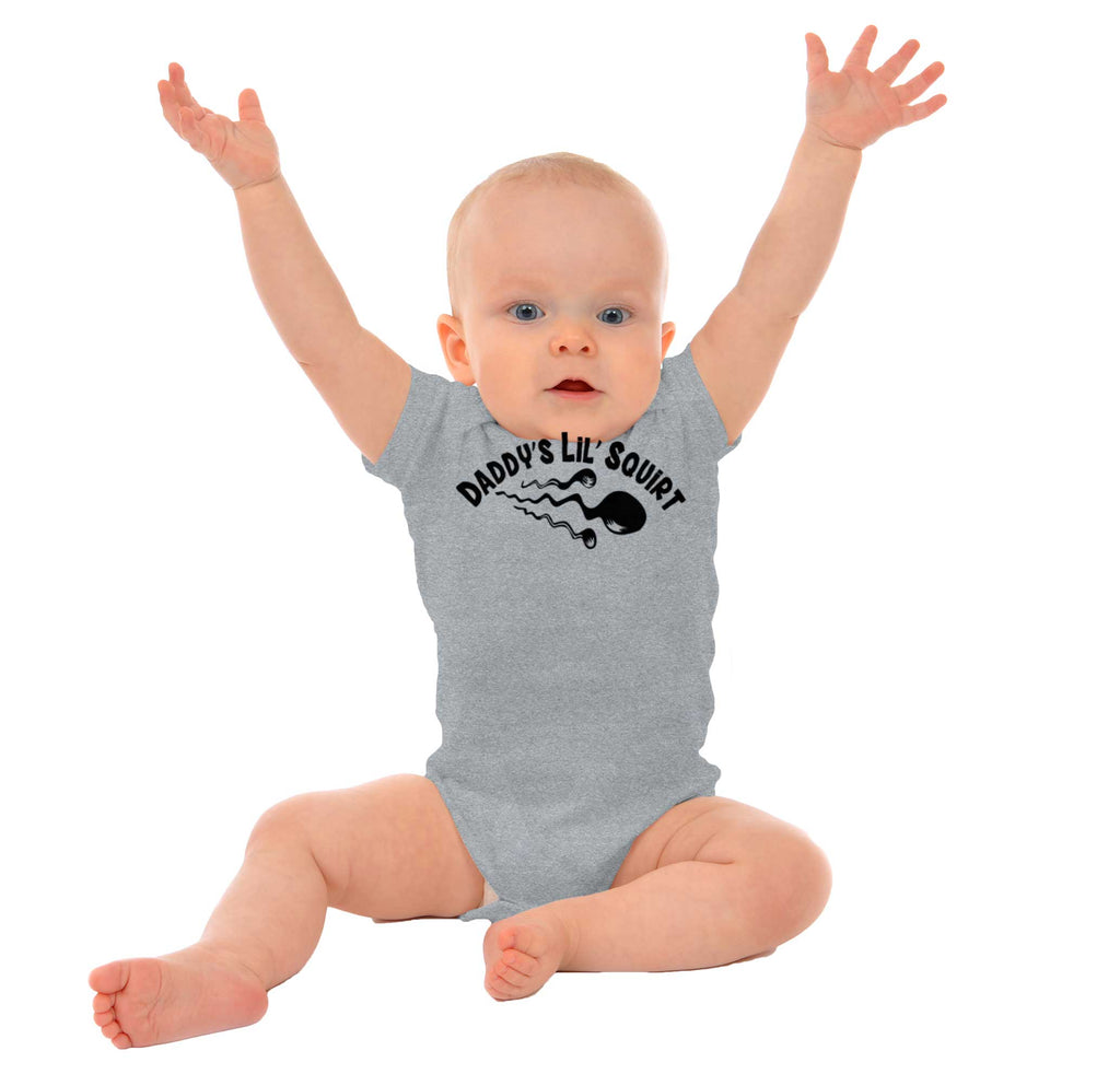 Lil Squirt Romper Bodysuit-Direct To Garment Print-Brisco Baby