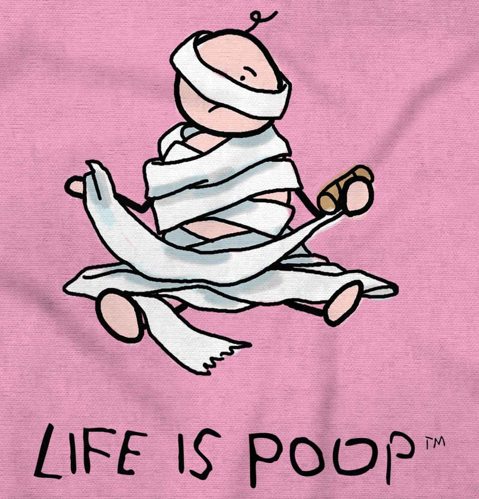 Baby Toilet Paper Infant Toddler T Shirt-Direct To Garment Print-Brisco Baby