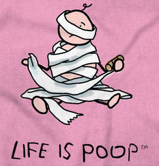 Baby Toilet Paper Infant Toddler T Shirt-Direct To Garment Print-Brisco Baby