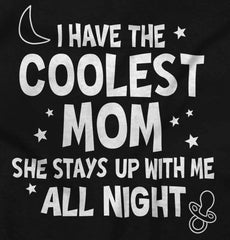 Coolest Mom Romper Bodysuit-Direct To Garment Print-Brisco Baby