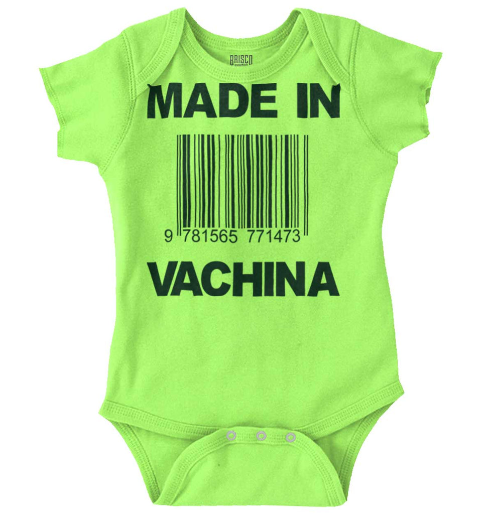 Made In Vachina Romper Bodysuit-Direct To Garment Print-Brisco Baby