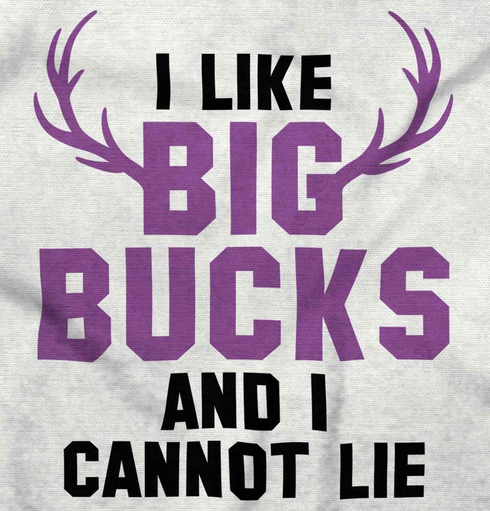 I Like Big Bucks Toddler Ruffle Bottom Tee-Direct To Garment Print-Brisco Baby