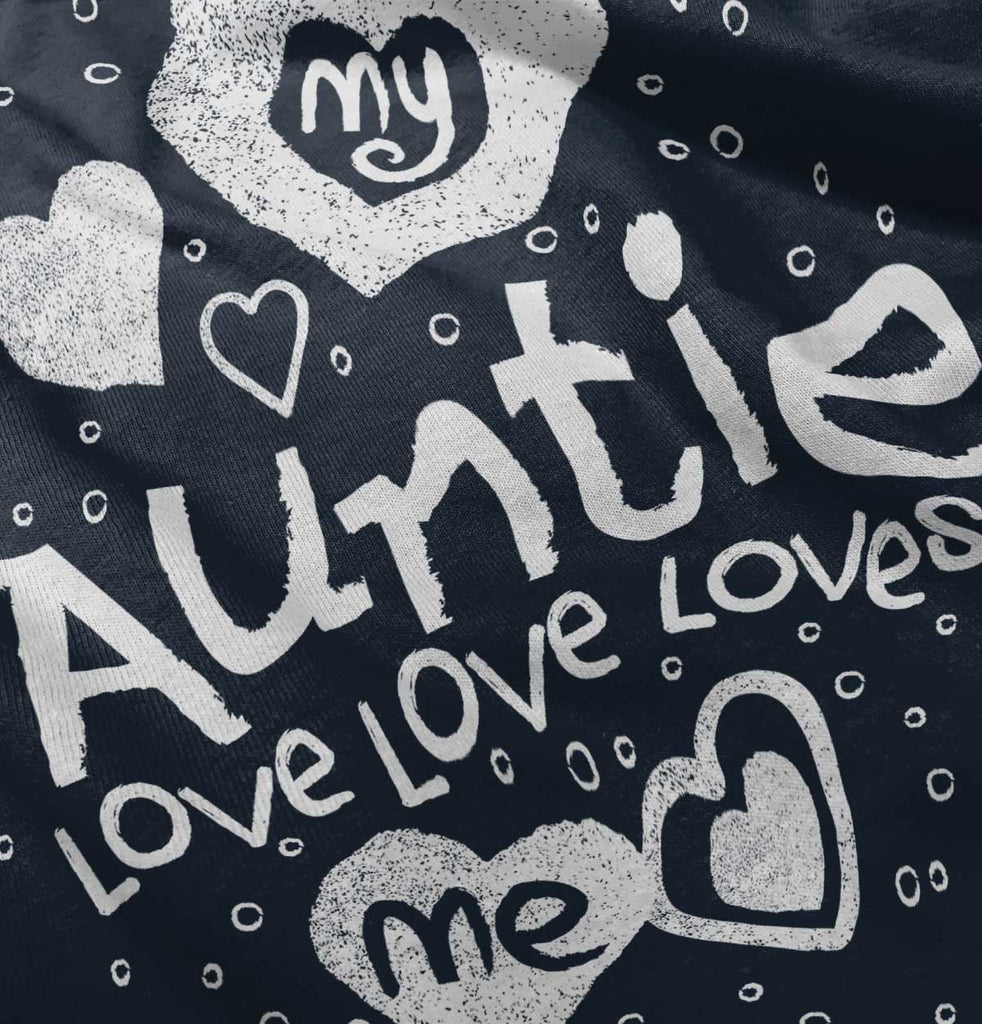 Auntie Loves Me Romper Bodysuit-Direct To Garment Print-Brisco Baby