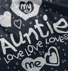 Auntie Loves Me Romper Bodysuit-Direct To Garment Print-Brisco Baby