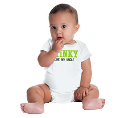 Stinky Like My Uncle Romper Bodysuit-Direct To Garment Print-Brisco Baby